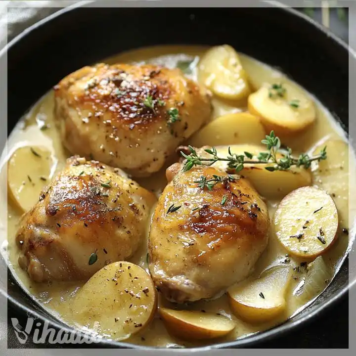 Poulet Fermier à la Normande une recette savoureuse
