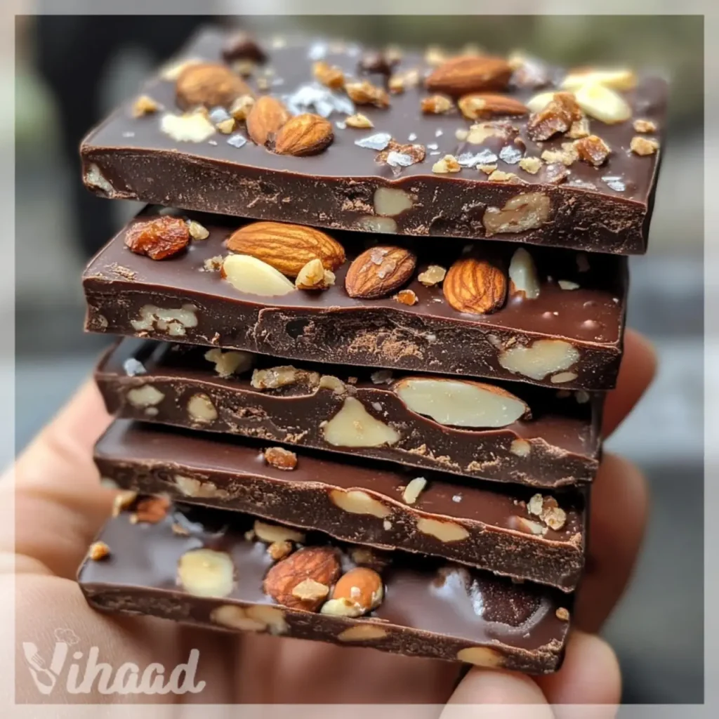 Barres de Chocolat aux Fruits Secs et Noix délicieuses
