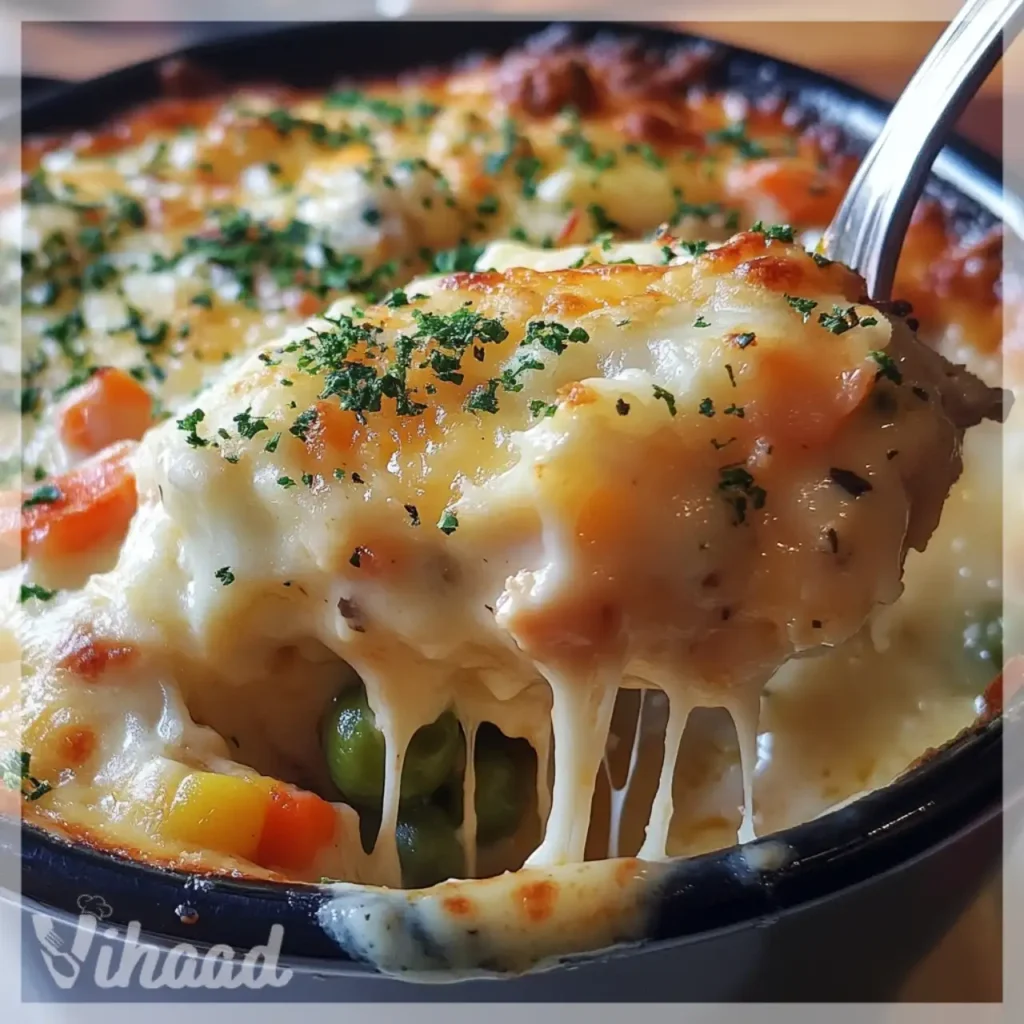 Casserole de poulet avec des restes un délice rapide !