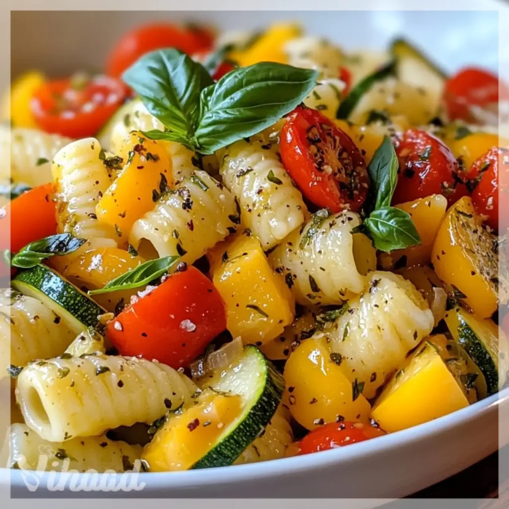 Délice de Pâtes aux Légumes un plat savoureux à découvrir !