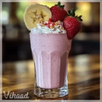 Milkshake à la Fraise et à la Banane un délice à découvrir !