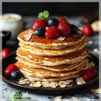Pancakes protéinés au lactosérum un petit déjeuner savoureux !