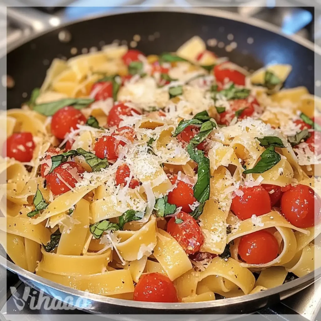 Pasta Italienne aux Tomates Cerises un délice rapide !