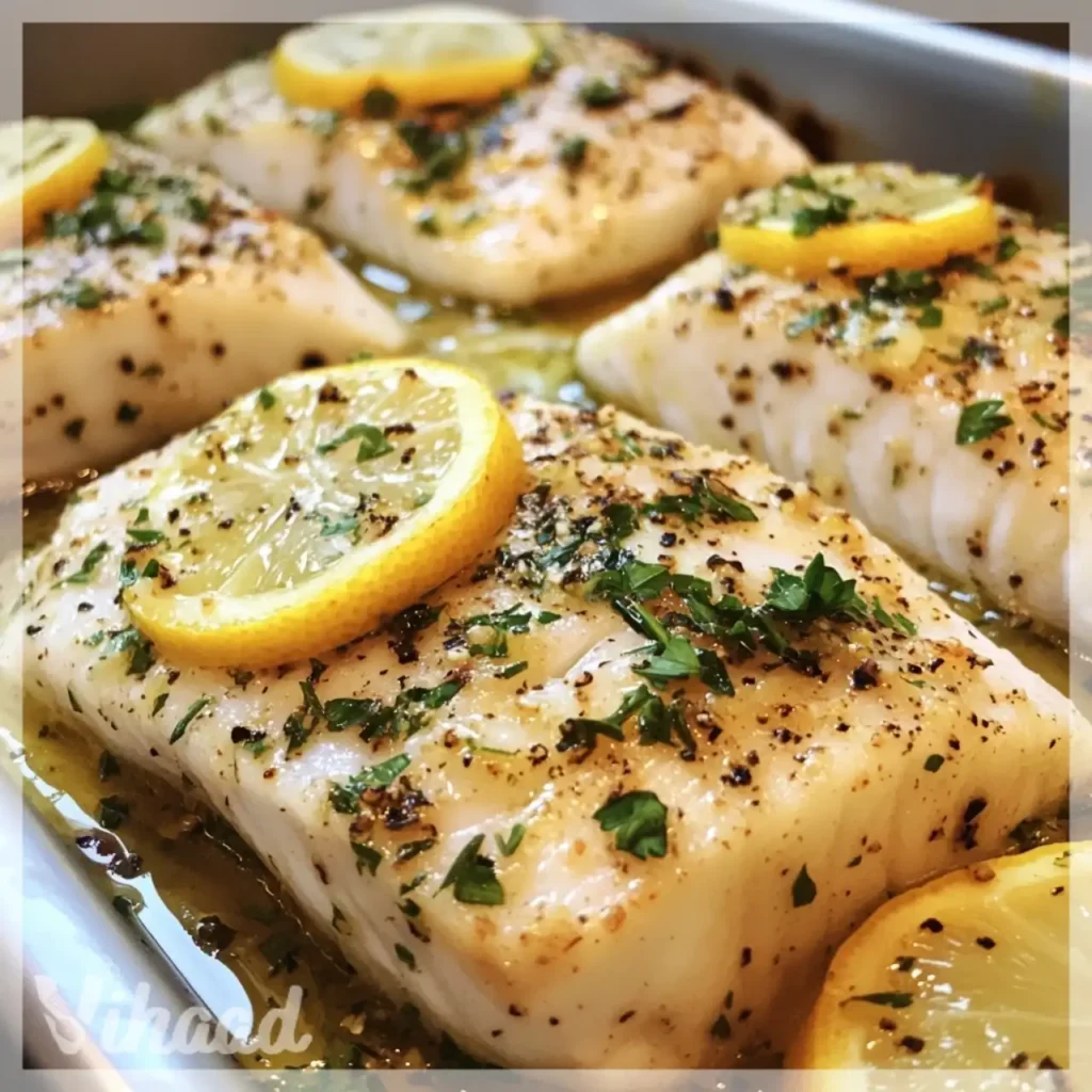 Poisson au four avec citron et herbes savourez-le !