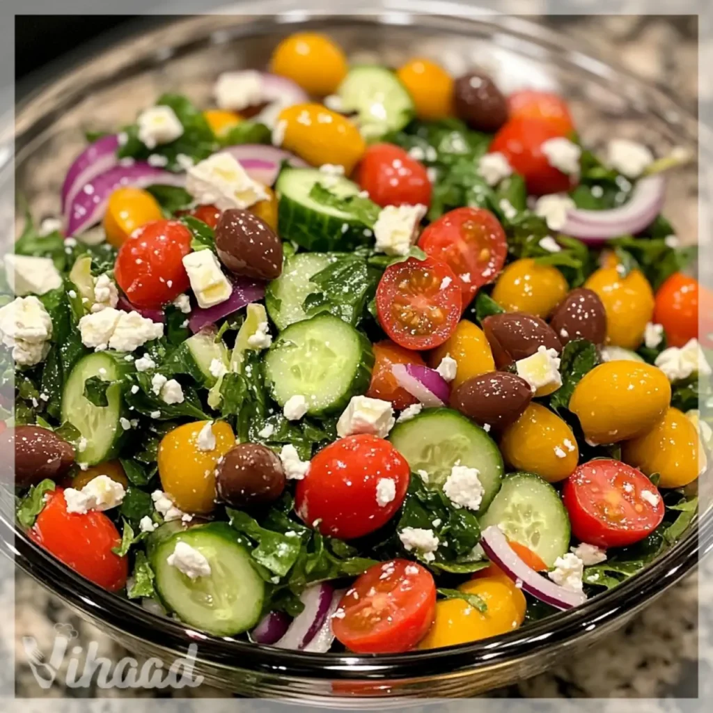 Salade Méditerranéenne Fraîche recette un délice à découvrir !