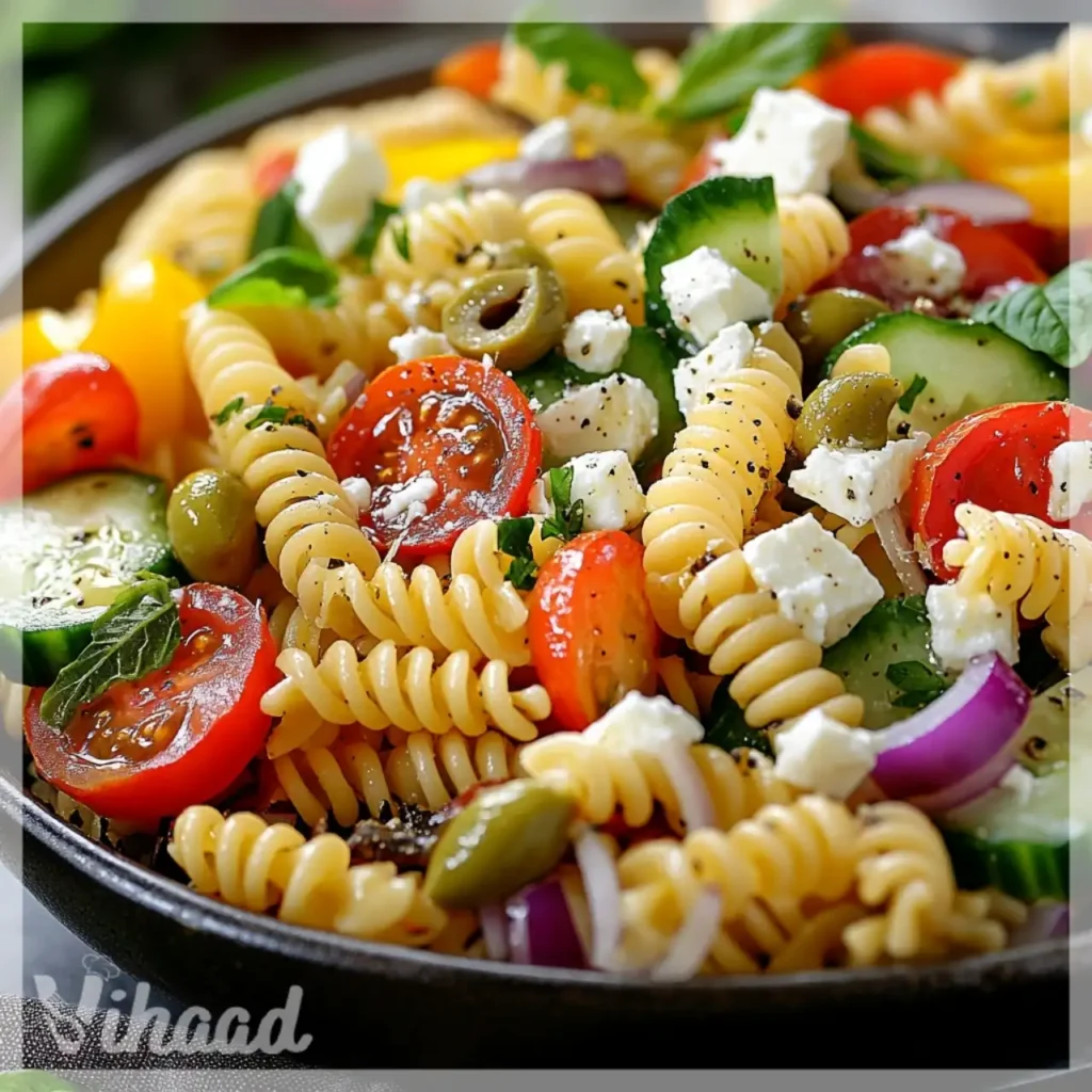 Salade de Pâtes Délice recette découvrez sa simplicité !
