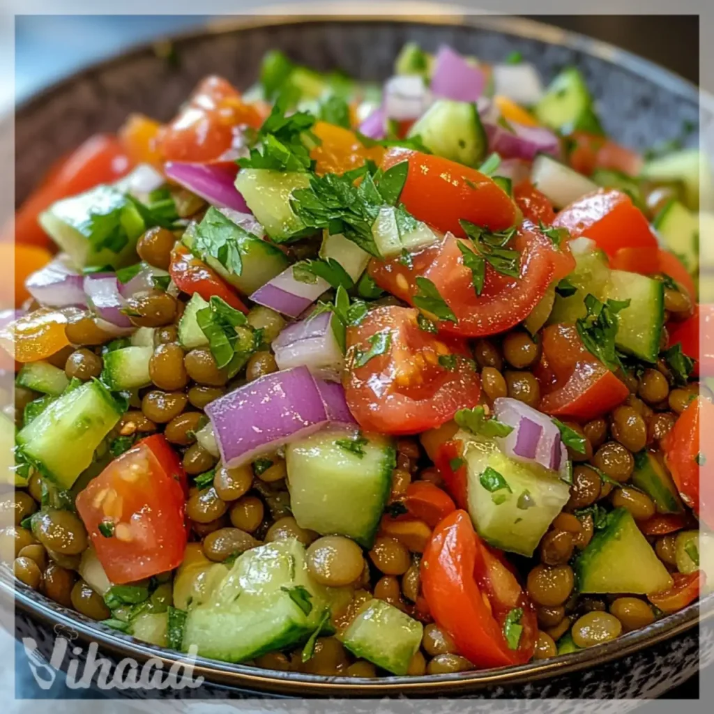 Salade de lentilles vertes découvrez ses bienfaits !