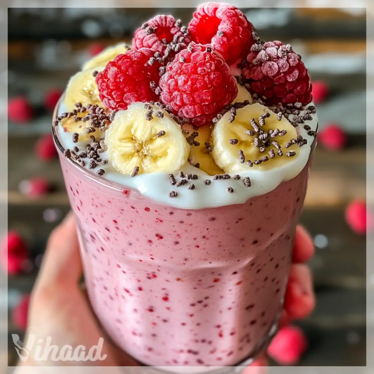 Smoothie à la Banane et Framboise un délice à découvrir !