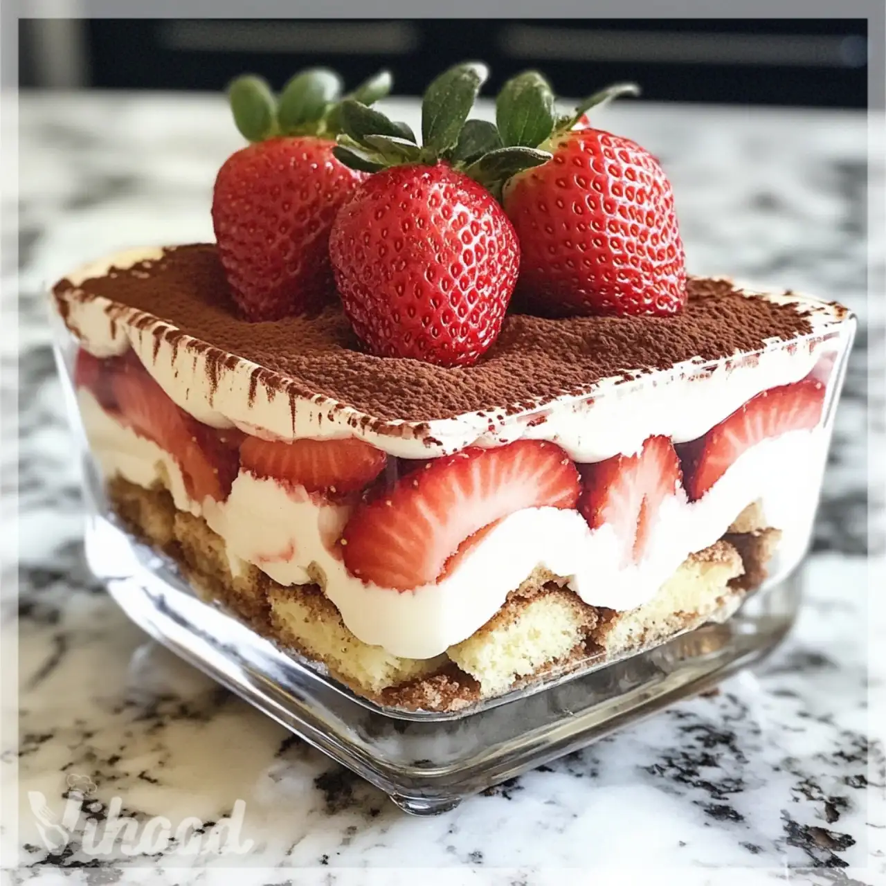 Tiramisu aux fraises sain découvrez cette recette légère !