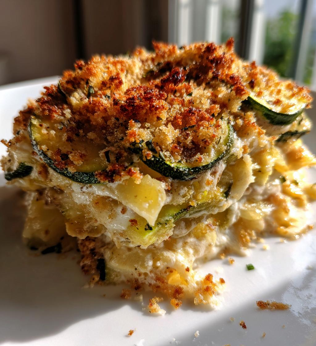 courgettes recettes gratin - detail 1