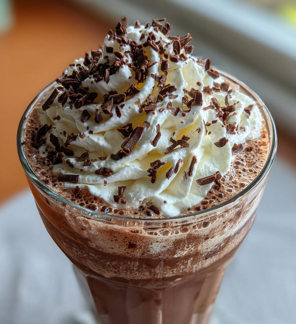 milkshake au chocolat recette - detail 1