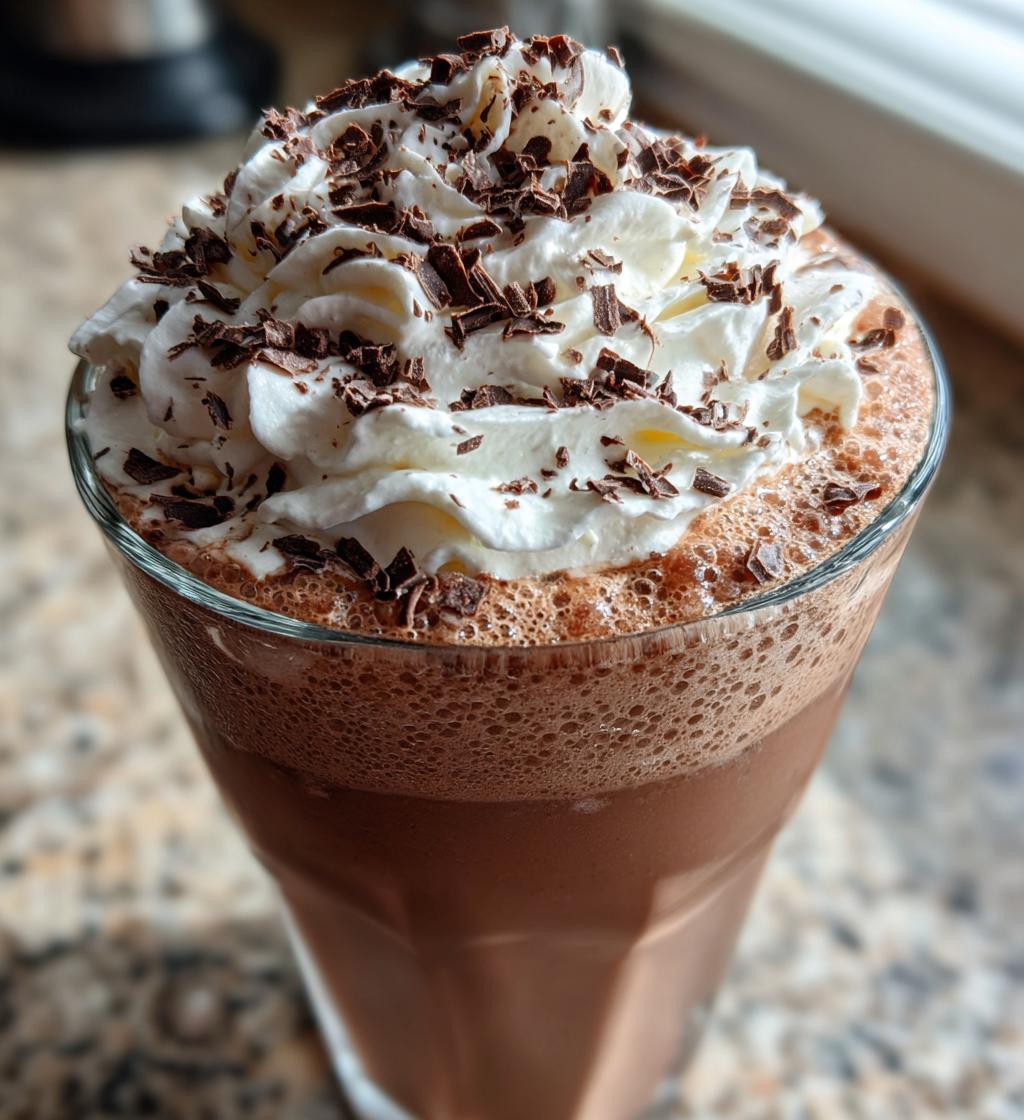 milkshake au chocolat recette