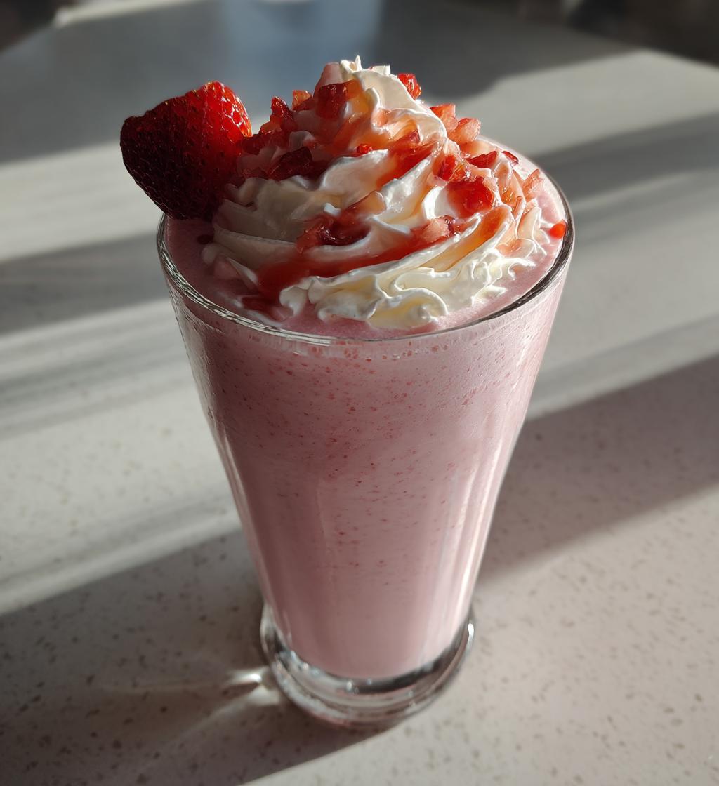 milkshake recette fraise - detail 1