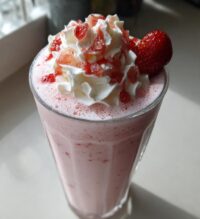 milkshake recette fraise