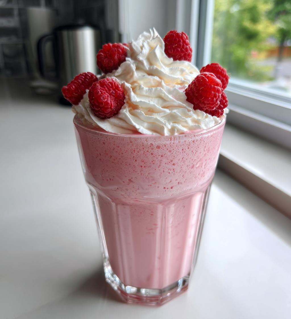milkshake recette framboise - detail 1