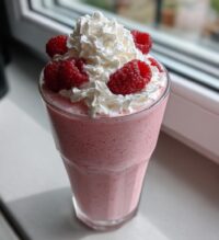 milkshake recette framboise