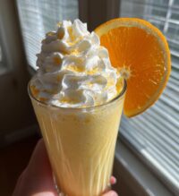 milkshake recette orange