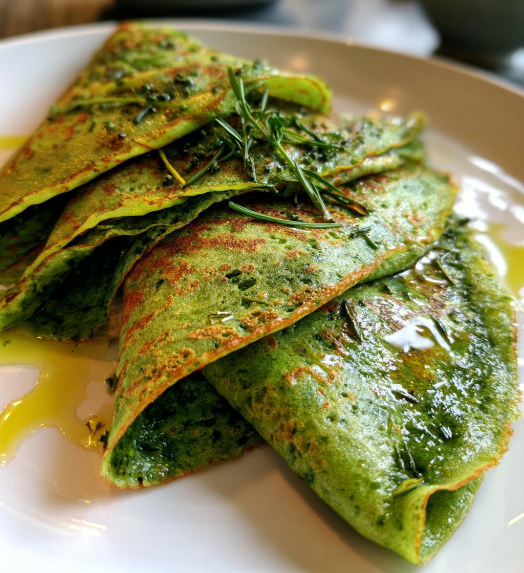 pancake epinard recette