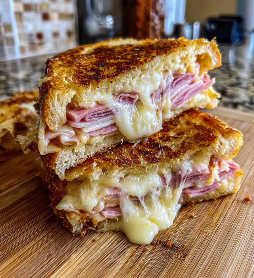 panini recettes jambon fromage - detail 1