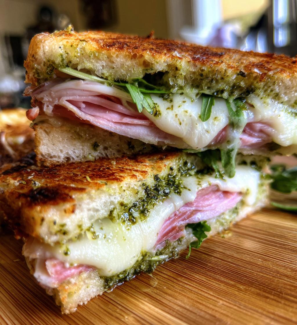 panini recettes jambon mozzarella