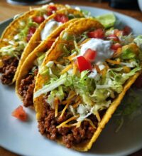 recette boeuf haché tacos