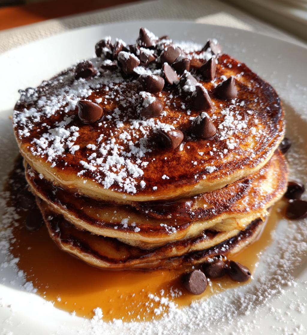 recette de pancake au chocolat