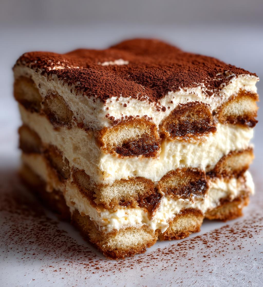 recette du vrai tiramisu