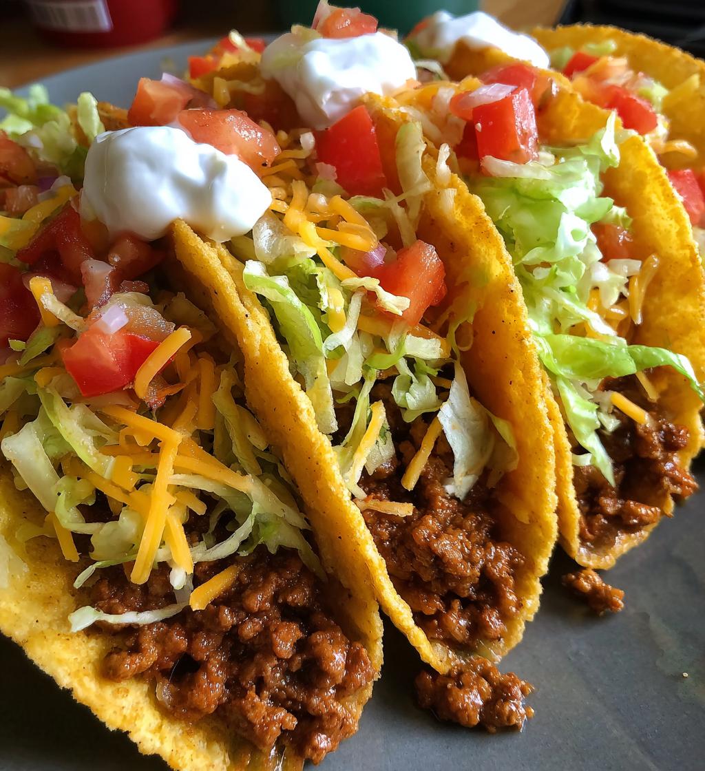 recette facile et rapide tacos