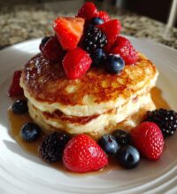recette pancake flocon avoine
