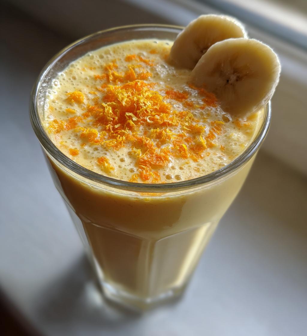 recette smoothie banane orange