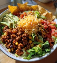 recette tacos bowl