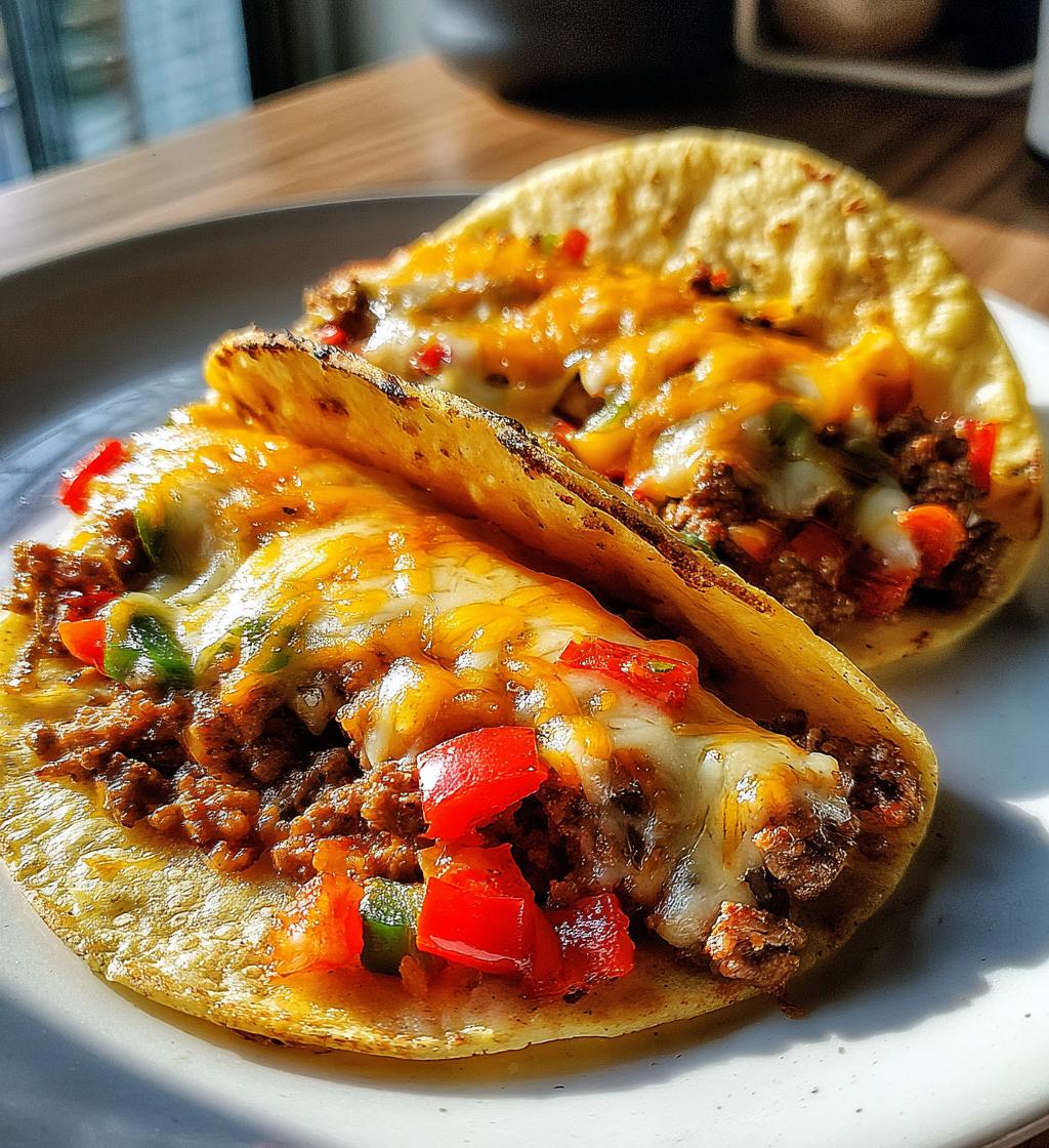 recette tacos gratiné - detail 1
