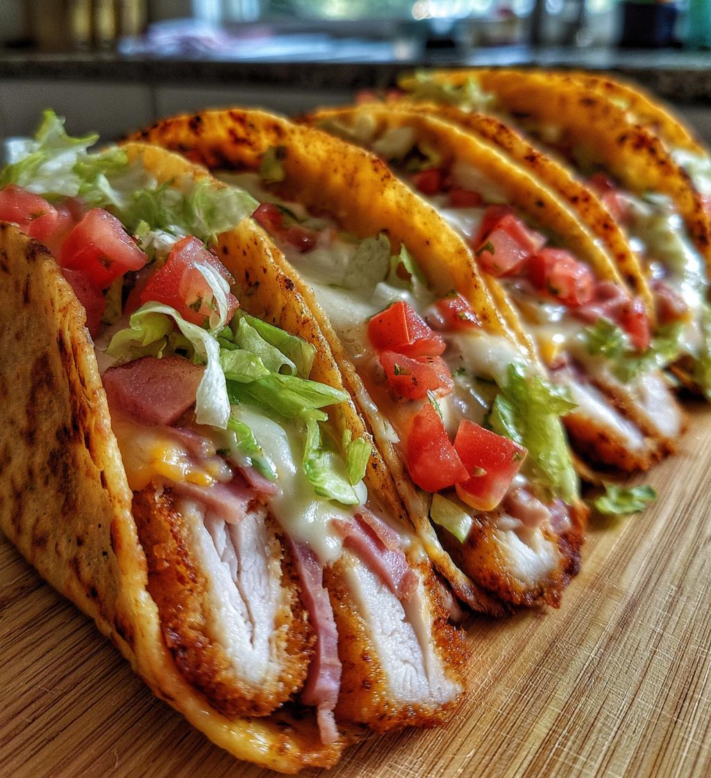 recette tacos maison cordon bleu - detail 1