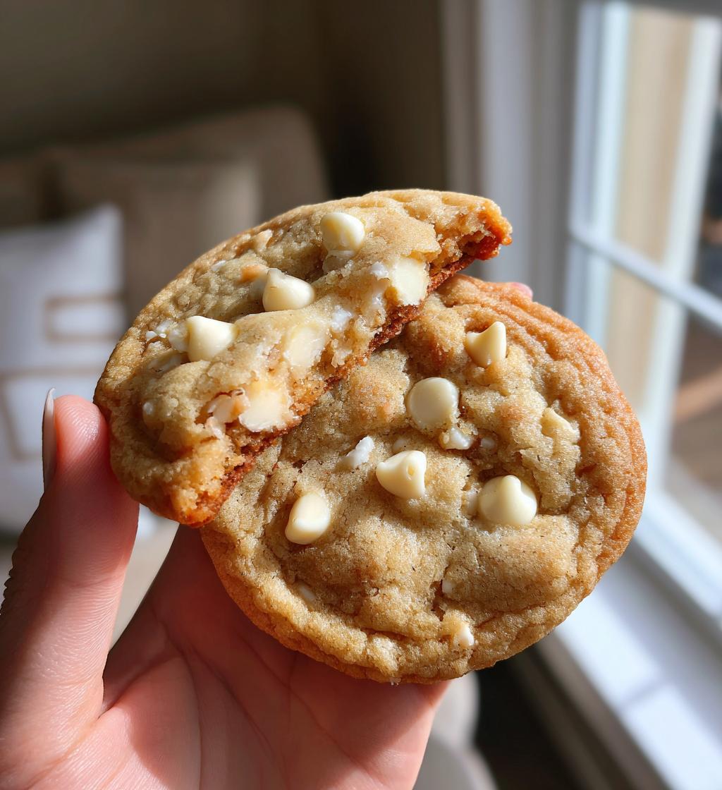recettes cookies chocolat blanc