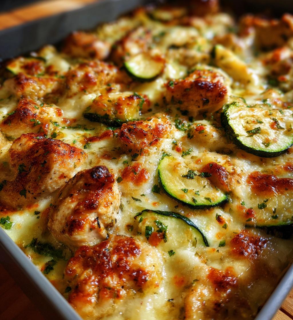 recettes courgettes poulet