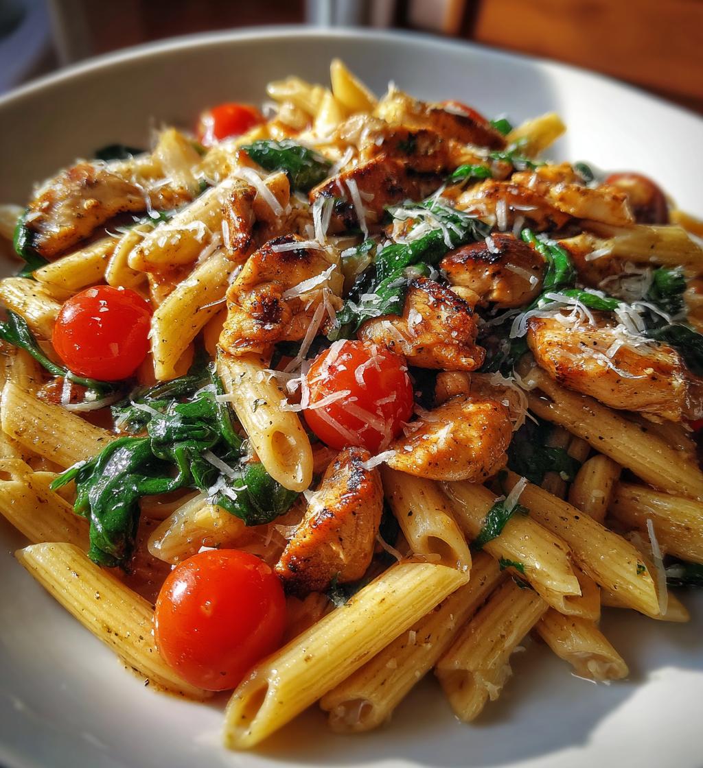 recettes pates poulet