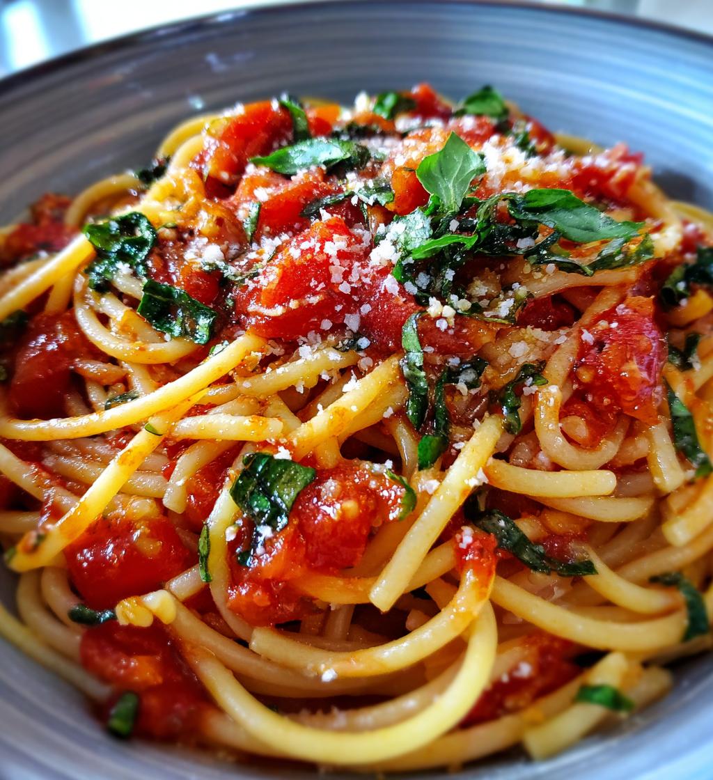 recettes pates tomates - detail 1