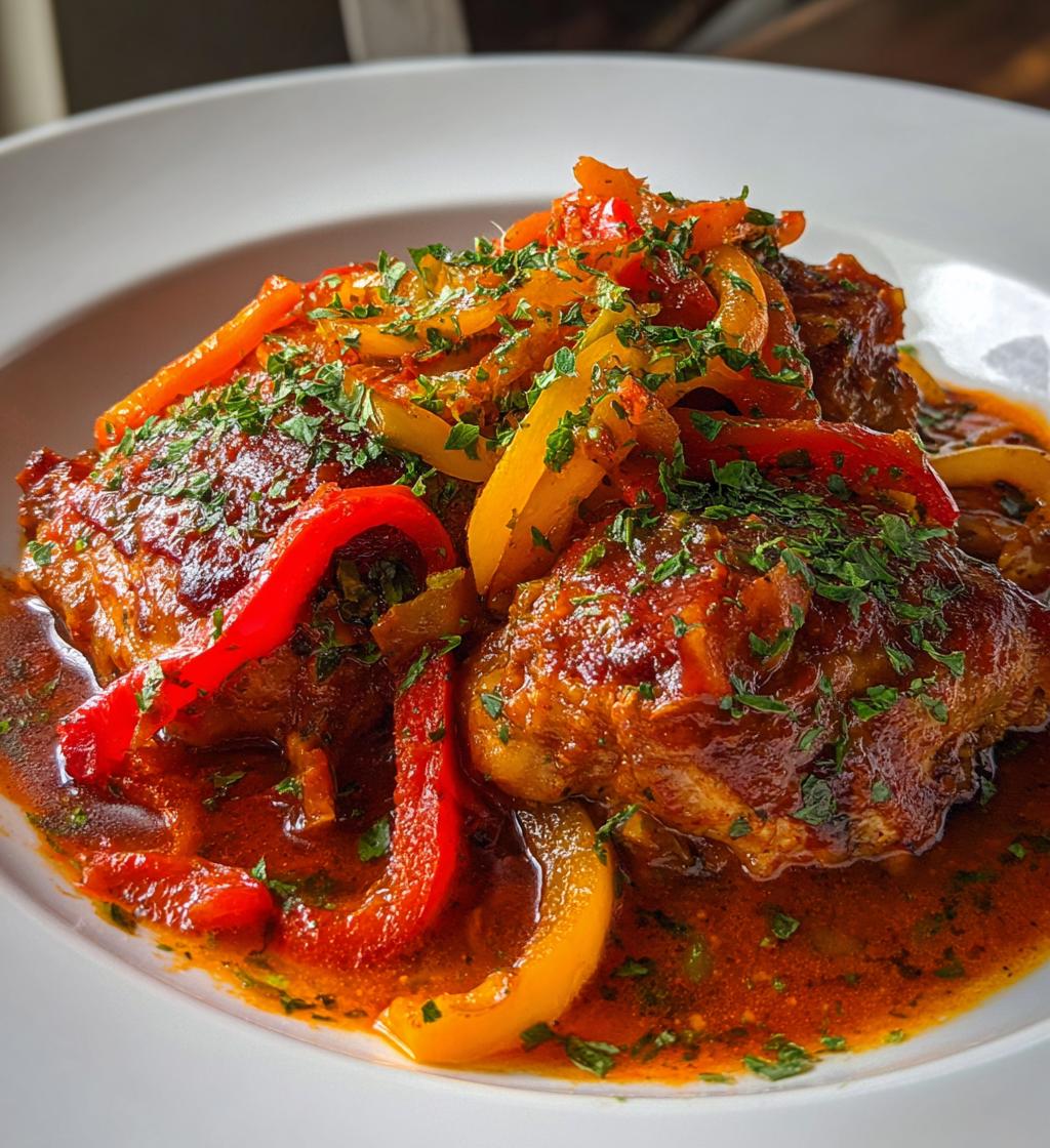 recettes poulet basquaise - detail 1