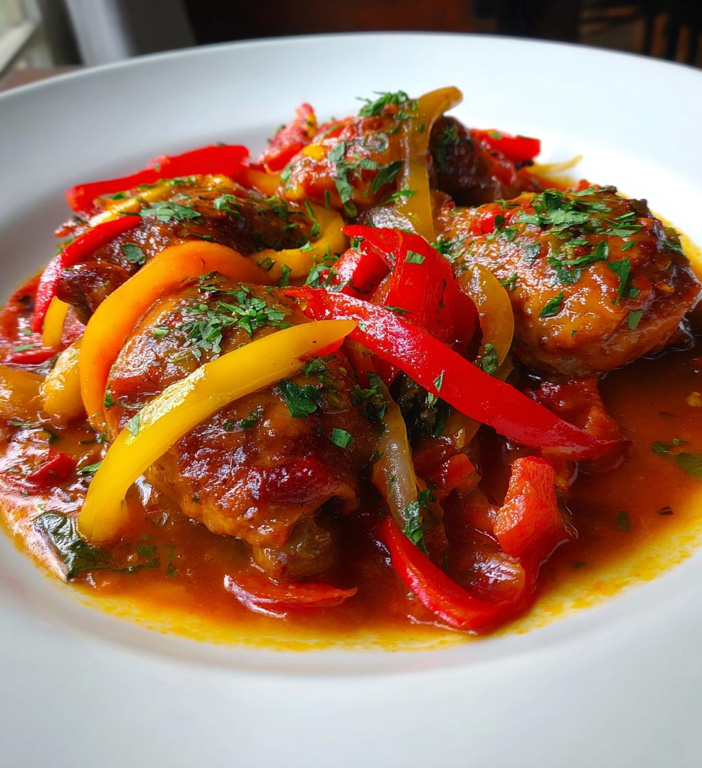 recettes poulet basquaise