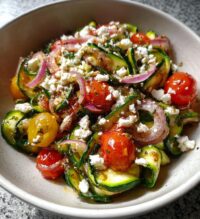 recettes salade de courgettes