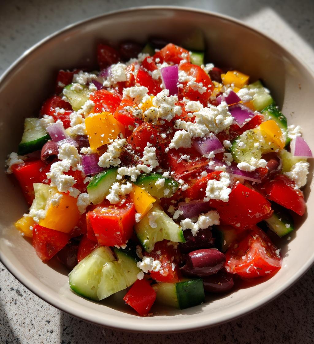 recettes salade grecque