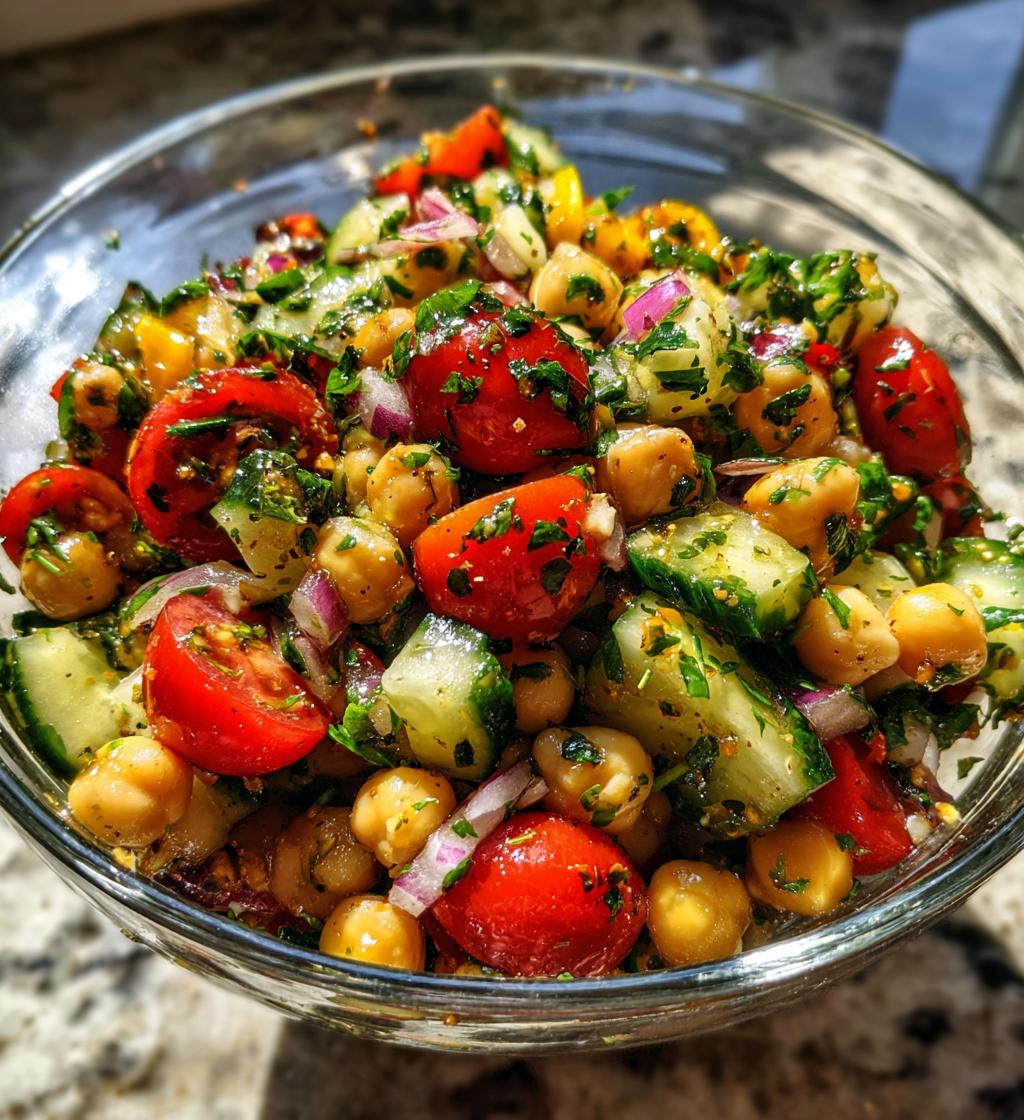 recettes salade pois chiche