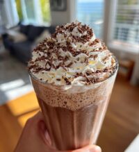 recettes sirop milkshake chocolat