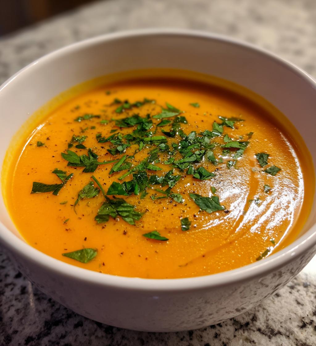 recettes soupe carottes