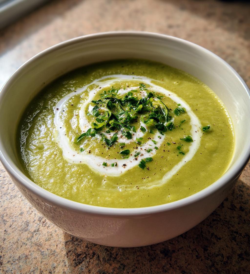 recettes soupe courgettes