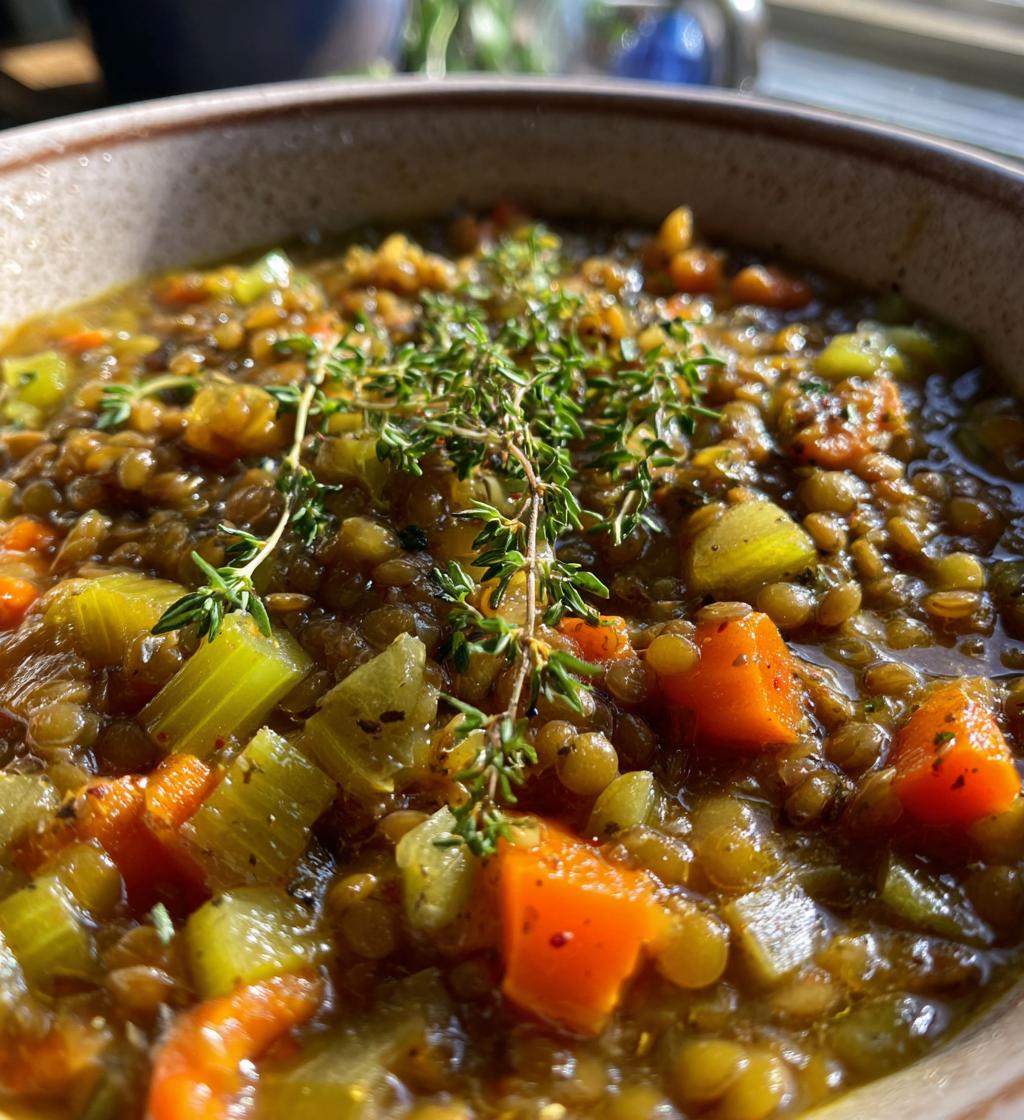 recettes soupe de lentilles - detail 1