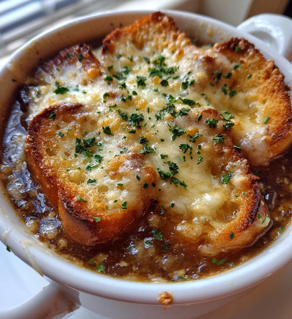 recettes soupe à l’oignon