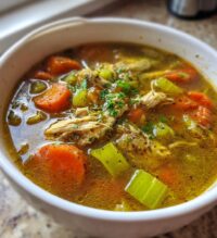 recettes soupe poulet
