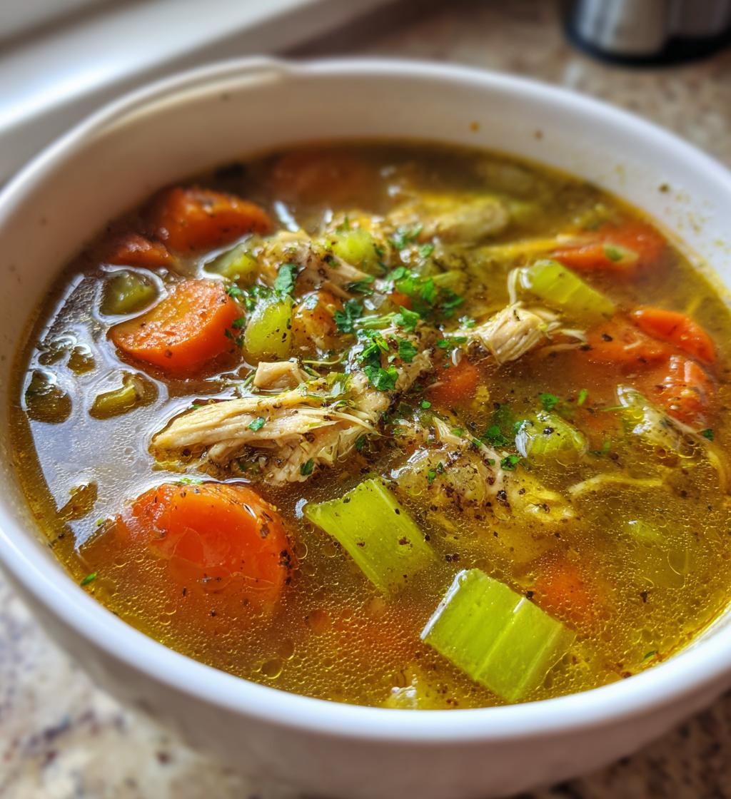 recettes soupe poulet