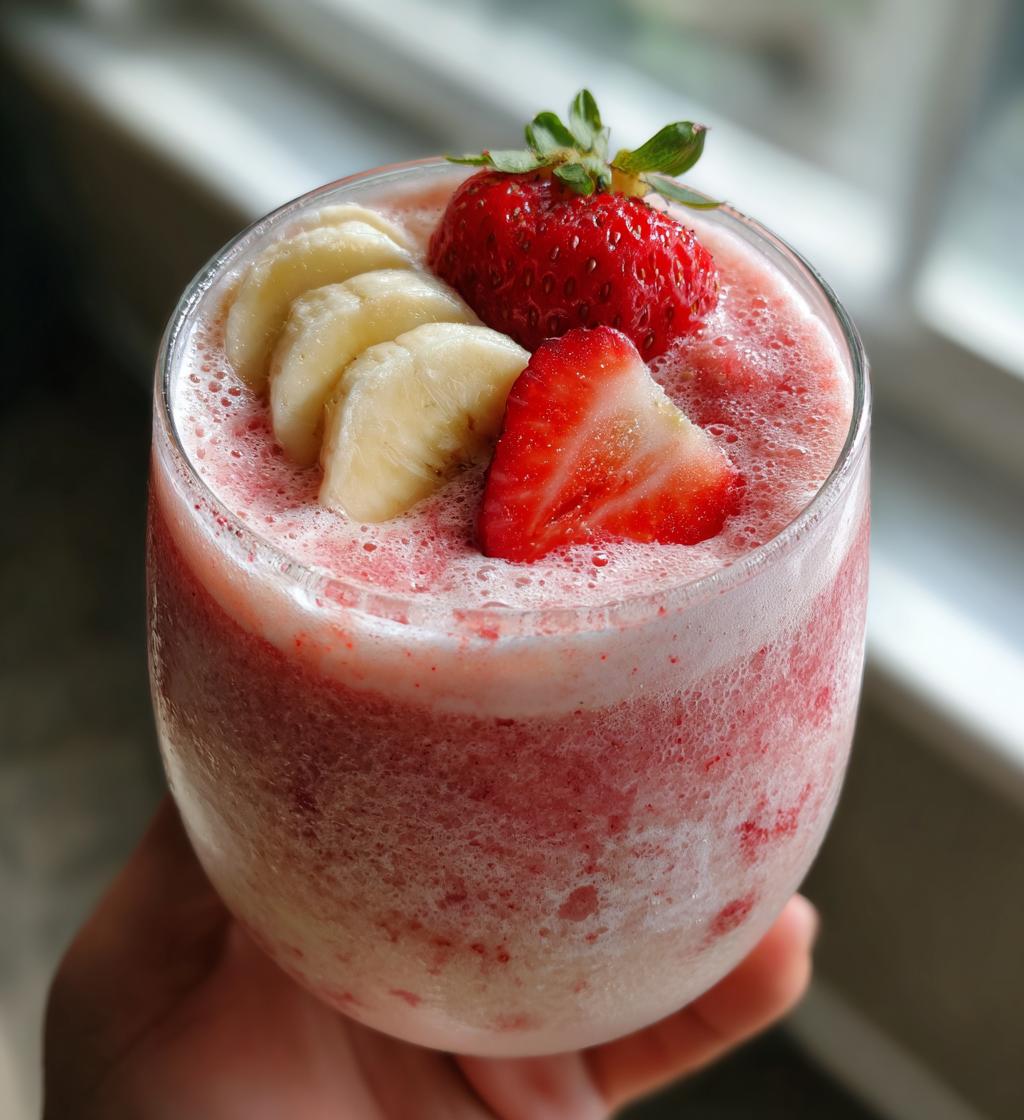 smoothie fraise banane thermomix recette